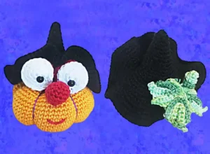 zucca con cappello nero