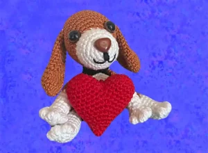 cagnolino con cuore